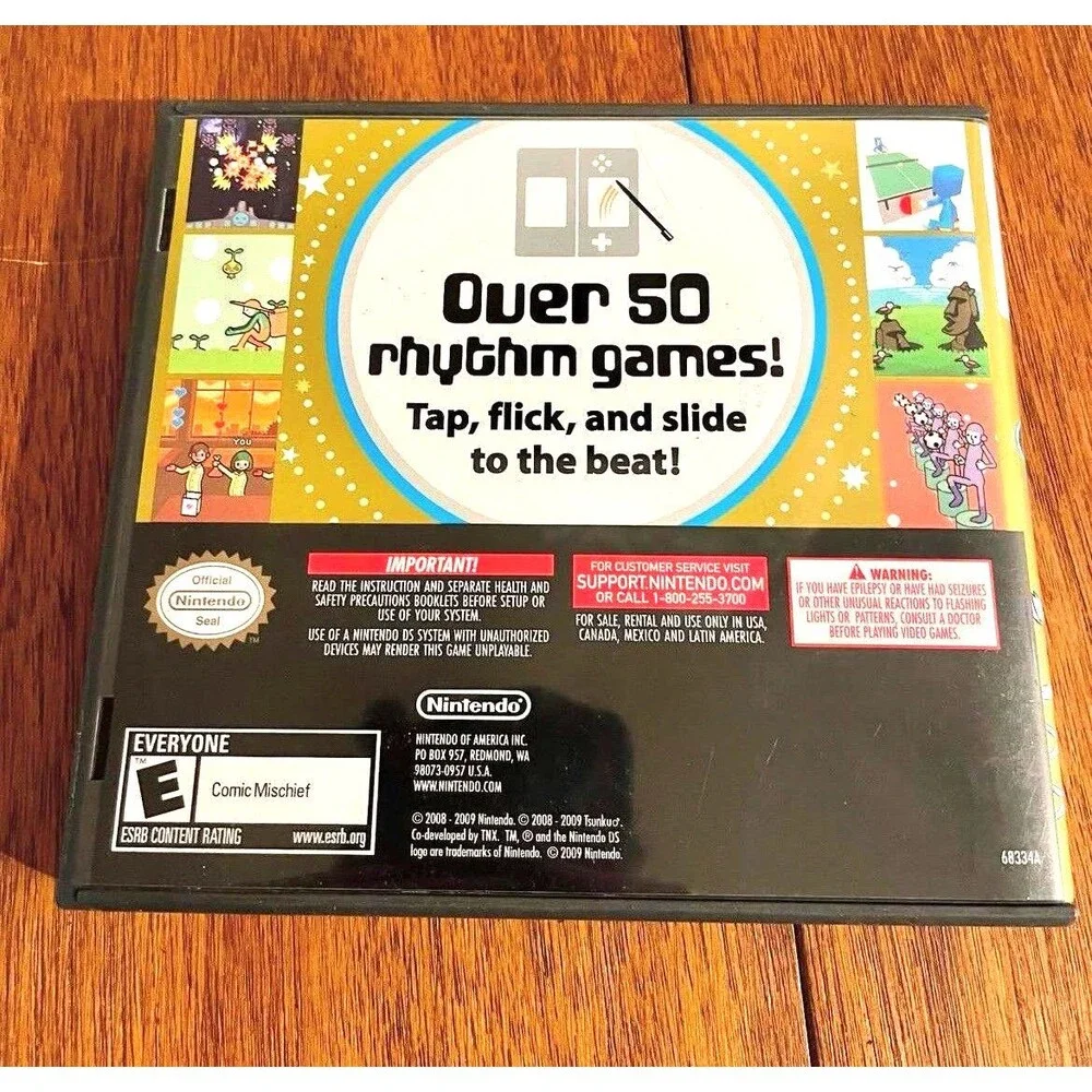 Nintendo DS Rhythm Heaven DISPLAY ONLY Box  Promo